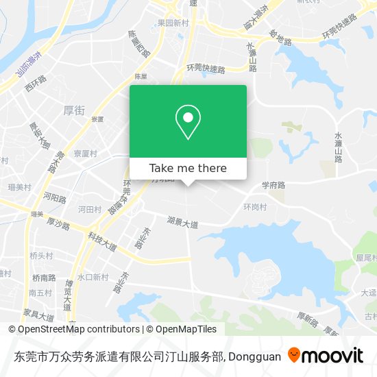 东莞市万众劳务派遣有限公司汀山服务部 map