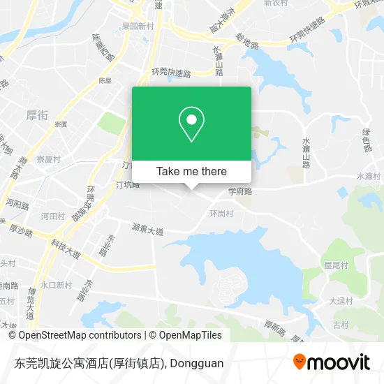 东莞凯旋公寓酒店(厚街镇店) map