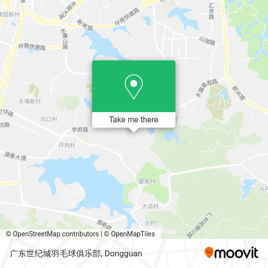 广东世纪城羽毛球俱乐部 map