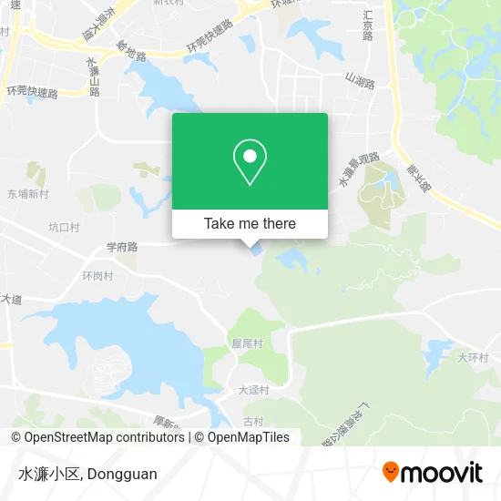 水濂小区 map