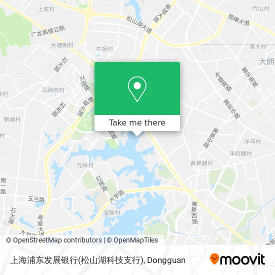 上海浦东发展银行(松山湖科技支行) map