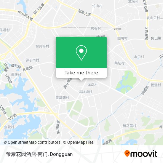 帝豪花园酒店-南门 map