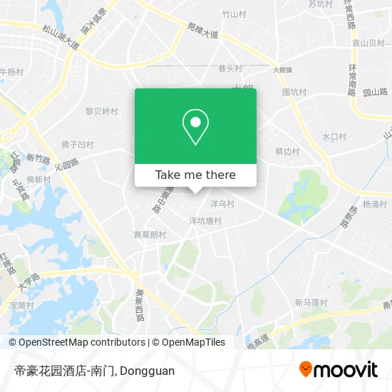 帝豪花园酒店-南门 map