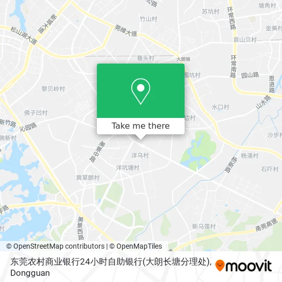 东莞农村商业银行24小时自助银行(大朗长塘分理处) map
