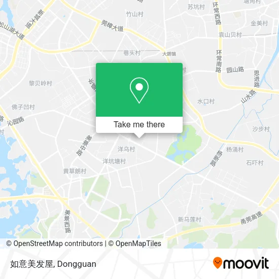 如意美发屋 map