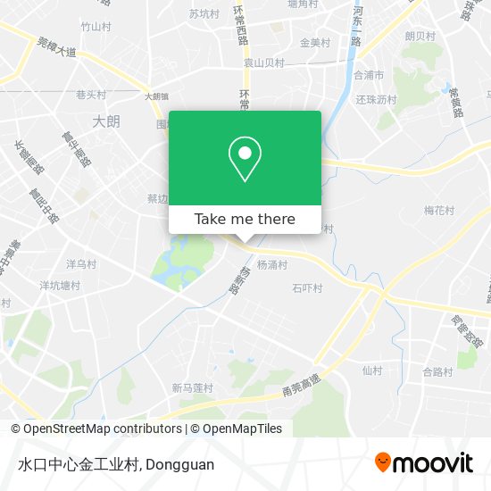 水口中心金工业村 map
