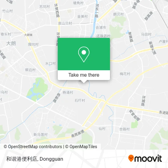 和谐港便利店 map