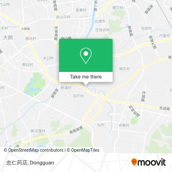 忠仁药店 map