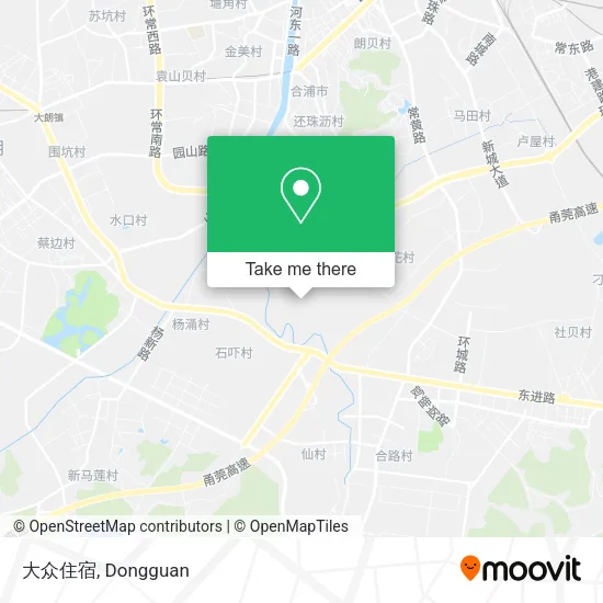 大众住宿 map