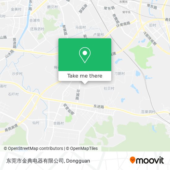 东莞市金典电器有限公司 map