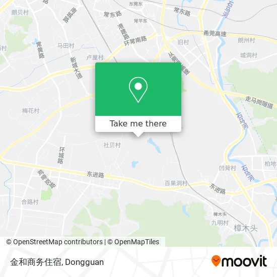 金和商务住宿 map