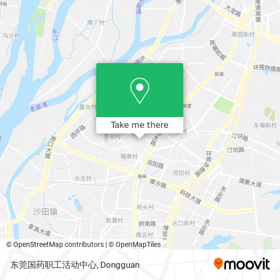 东莞国药职工活动中心 map