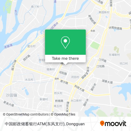 中国邮政储蓄银行ATM(东风支行) map