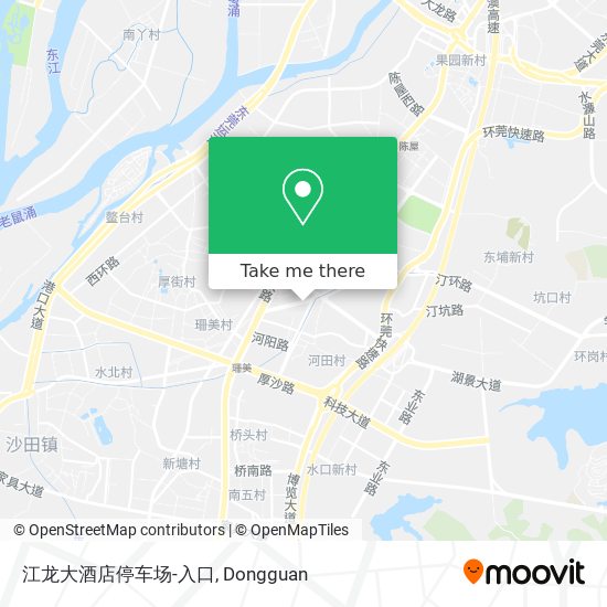 江龙大酒店停车场-入口 map