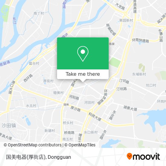 国美电器(厚街店) map
