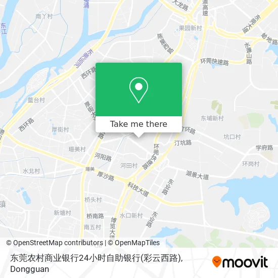 东莞农村商业银行24小时自助银行(彩云西路) map