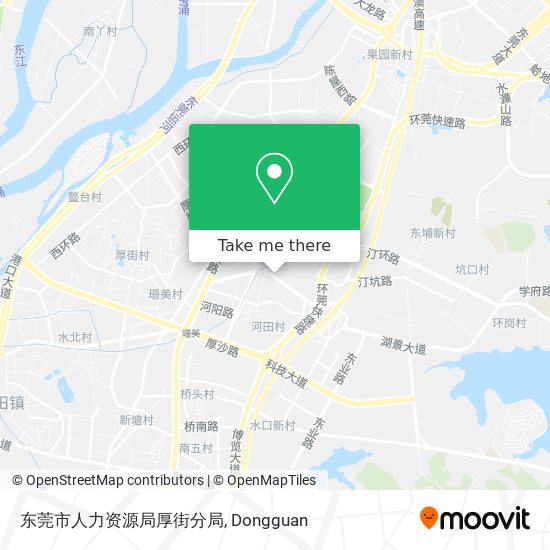 东莞市人力资源局厚街分局 map