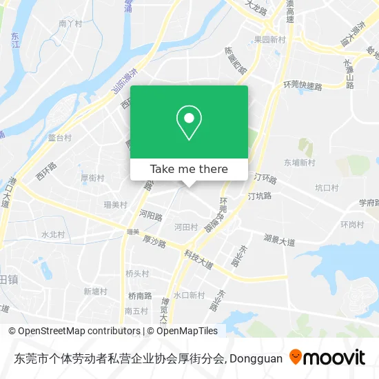 东莞市个体劳动者私营企业协会厚街分会 map