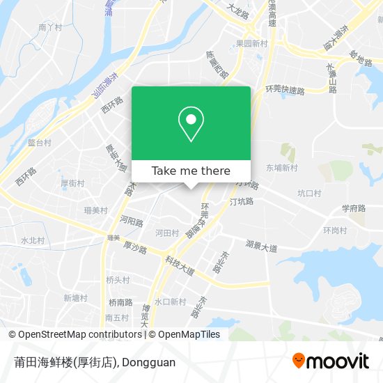 莆田海鲜楼(厚街店) map