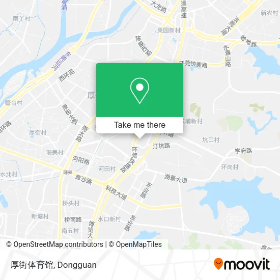 厚街体育馆 map