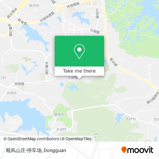 顺风山庄-停车场 map