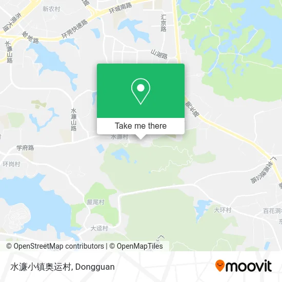 水濂小镇奥运村 map