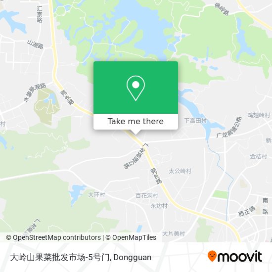 大岭山果菜批发市场-5号门 map