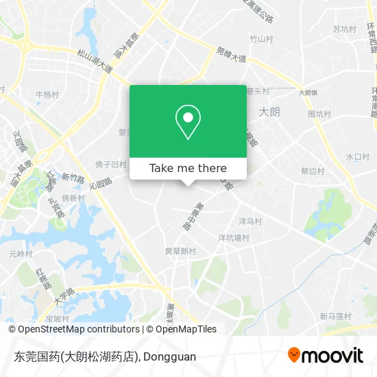 东莞国药(大朗松湖药店) map