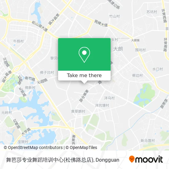 舞芭莎专业舞蹈培训中心(松佛路总店) map