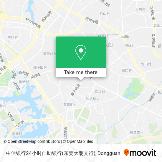 中信银行24小时自助银行(东莞大朗支行) map