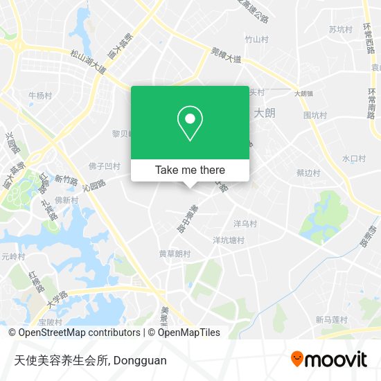 天使美容养生会所 map