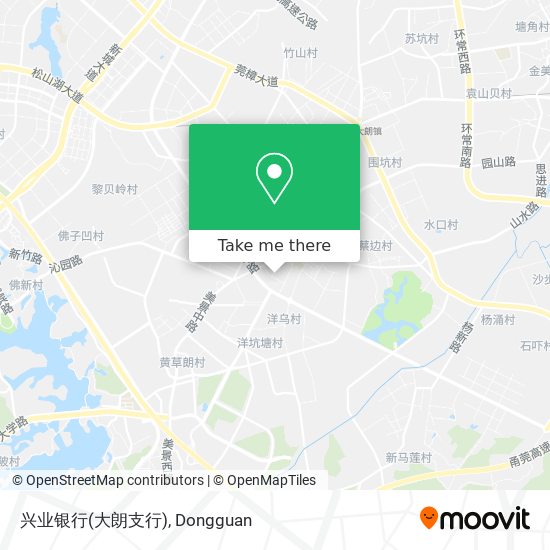 兴业银行(大朗支行) map