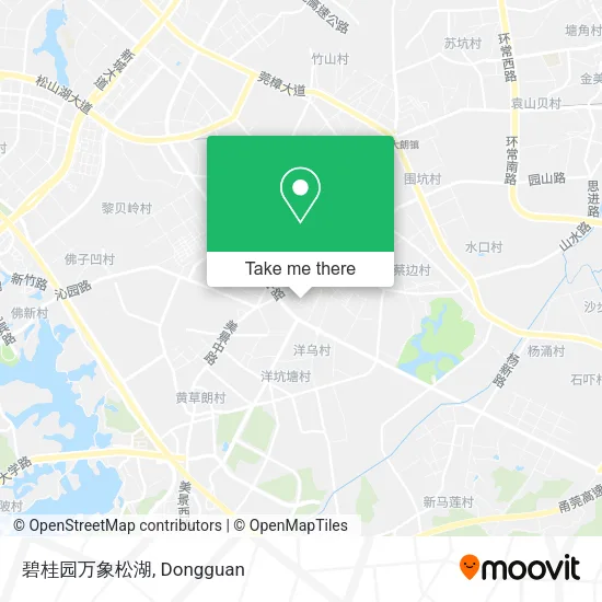 碧桂园万象松湖 map
