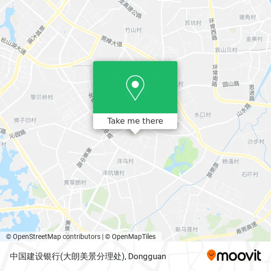 中国建设银行(大朗美景分理处) map
