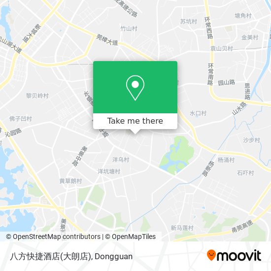 八方快捷酒店(大朗店) map