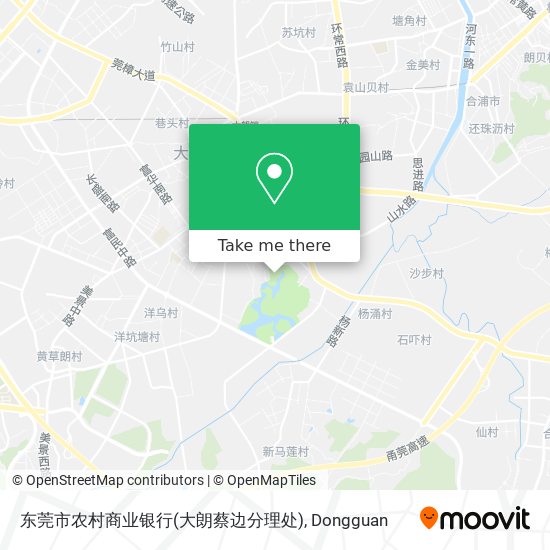 东莞市农村商业银行(大朗蔡边分理处) map