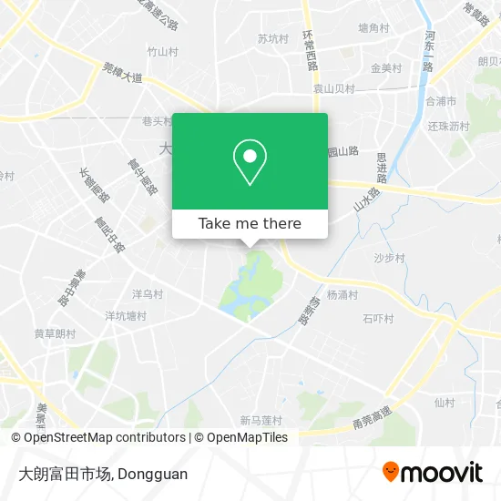 大朗富田市场 map
