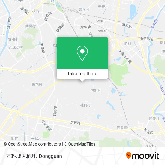 万科城大栖地 map