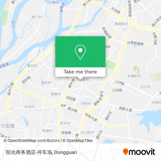 阳光商务酒店-停车场 map