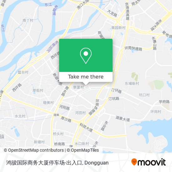 鸿骏国际商务大厦停车场-出入口 map