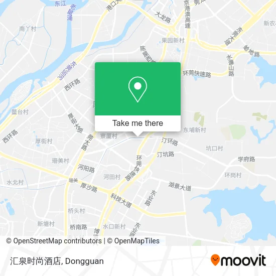汇泉时尚酒店 map