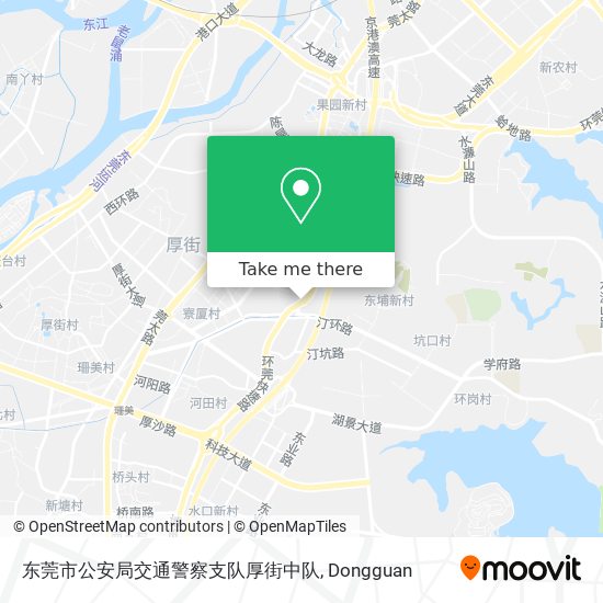 东莞市公安局交通警察支队厚街中队 map