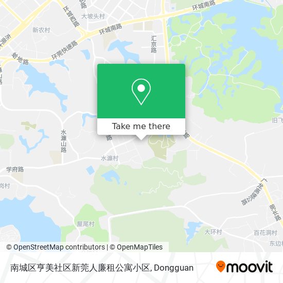南城区亨美社区新莞人廉租公寓小区 map