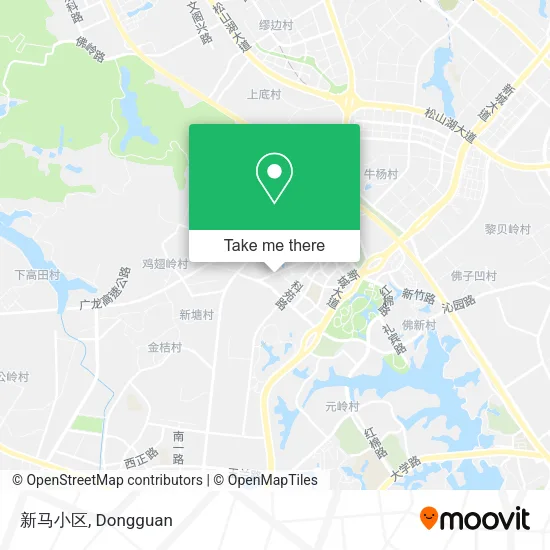 新马小区 map