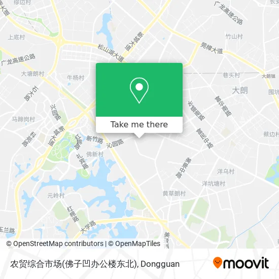 农贸综合市场(佛子凹办公楼东北) map