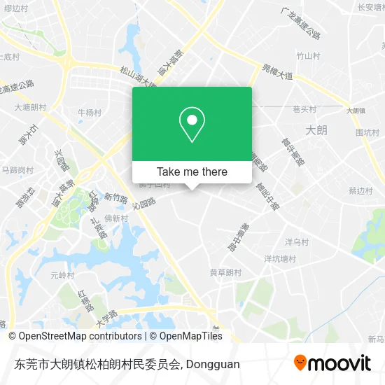 东莞市大朗镇松柏朗村民委员会 map