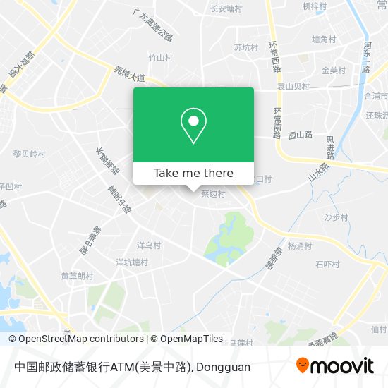 中国邮政储蓄银行ATM(美景中路) map