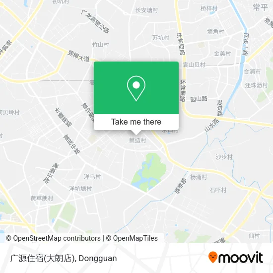 广源住宿(大朗店) map