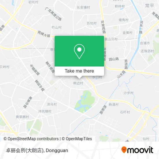 卓丽会所(大朗店) map