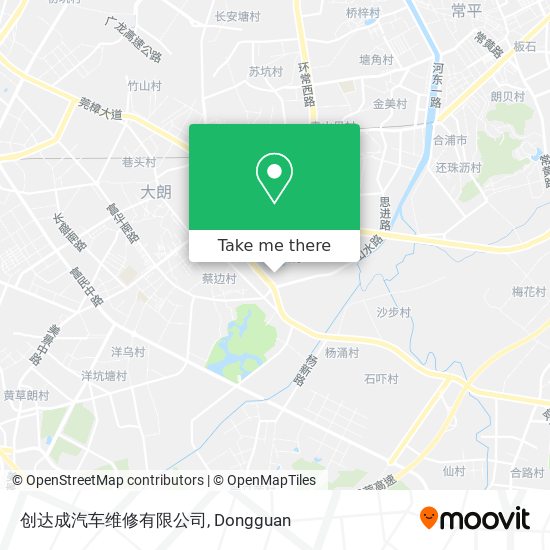 创达成汽车维修有限公司 map